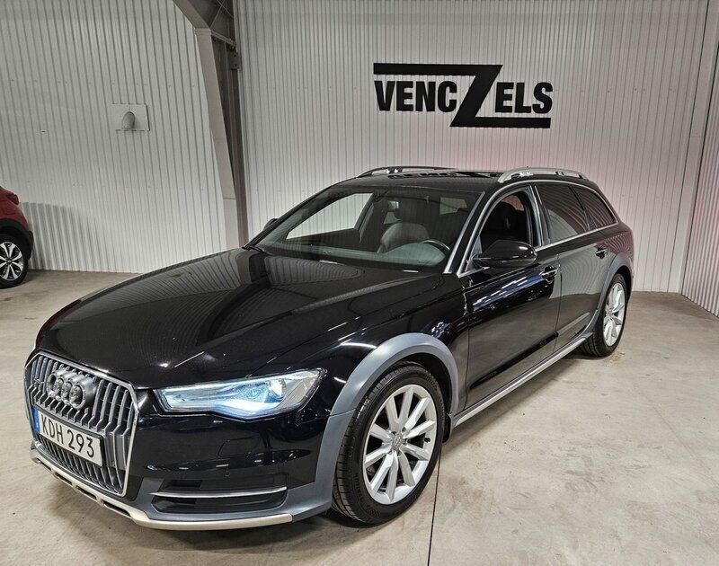 Svart Begagnad 2015 Audi A6 Allroad Sport Kombi | 188 000 kr (Marknadspris) - Bild 1/4