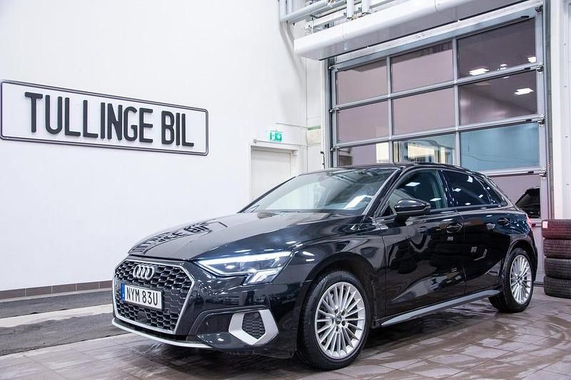 Begagnad Audi A3 Comfort 150 HK (110 kW) 2021 Svart Sedan