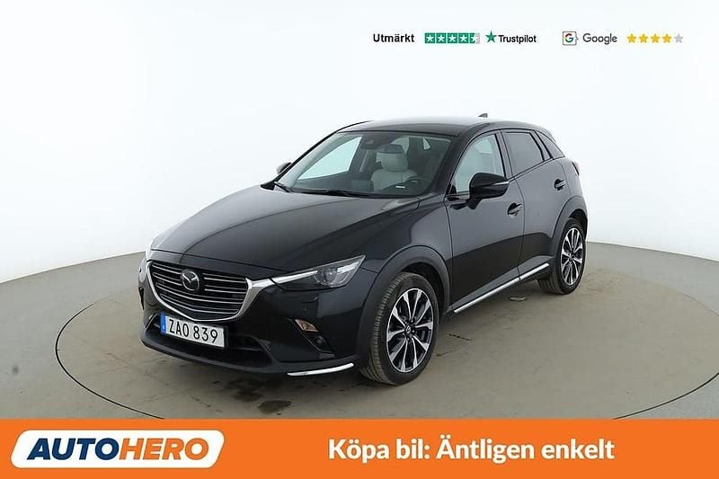 Begagnad Mazda CX-3 Exclusive-Line 122 HK (89 kW) 2018 Svart SUV