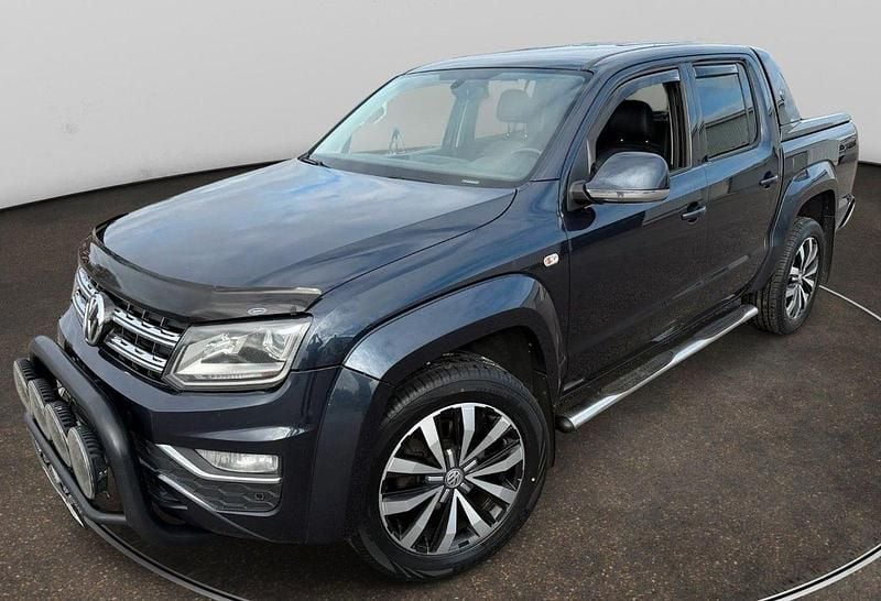 Blå Begagnad 2018 VW Amarok Highline Pickup | 179 900 kr - Bild 1/4