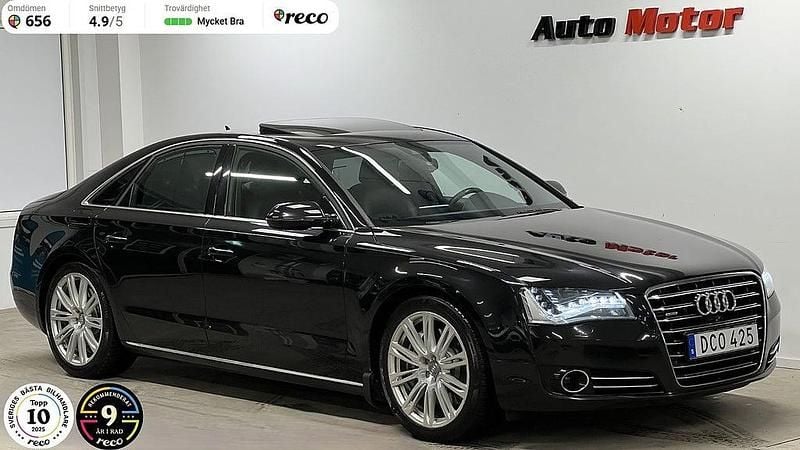 Svart Begagnad 2012 Audi A8 Sedan | 239 900 kr - Bild 1/4