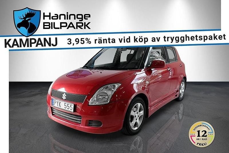 Röd Begagnad 2007 Suzuki Swift Halvkombi | 29 995 kr (Marknadspris) - Bild 1/2