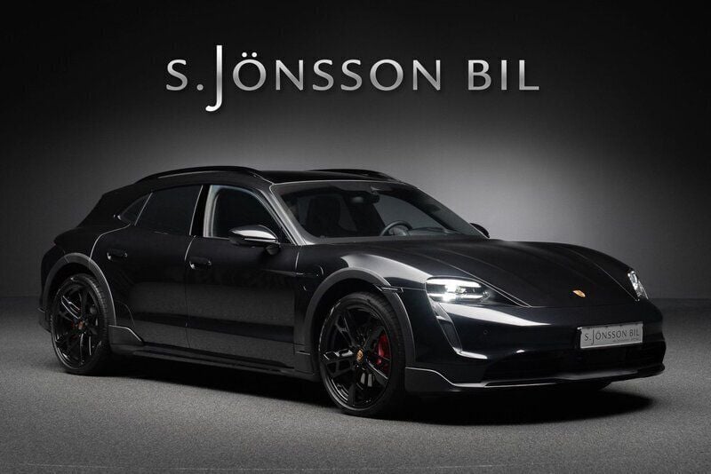 Svart Begagnad 2021 Porsche Taycan 4S Cross Turismo Sedan | 849 000 kr (Dyr) - Bild 1/4