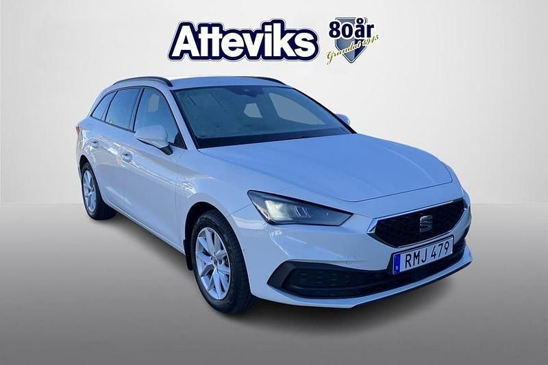 Vit Begagnad 2021 Seat Leon Kombi | 209 900 kr (Lite dyr) - Bild 1/4