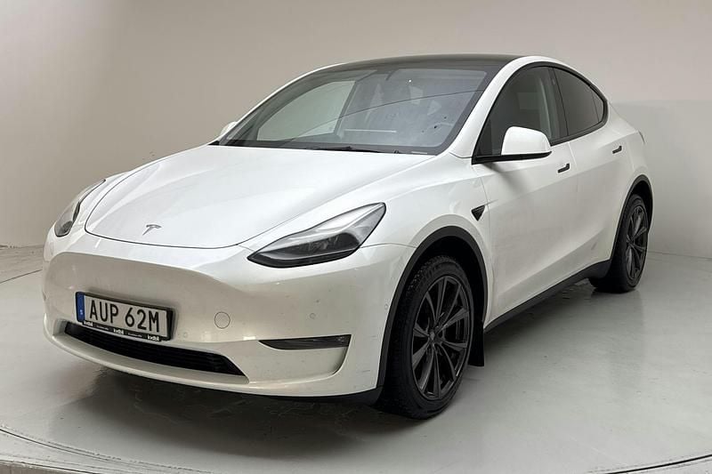 Vit Begagnad 2022 Tesla Model Y Long Range AWD SUV | 279 000 kr (Bra pris) - Bild 1/4