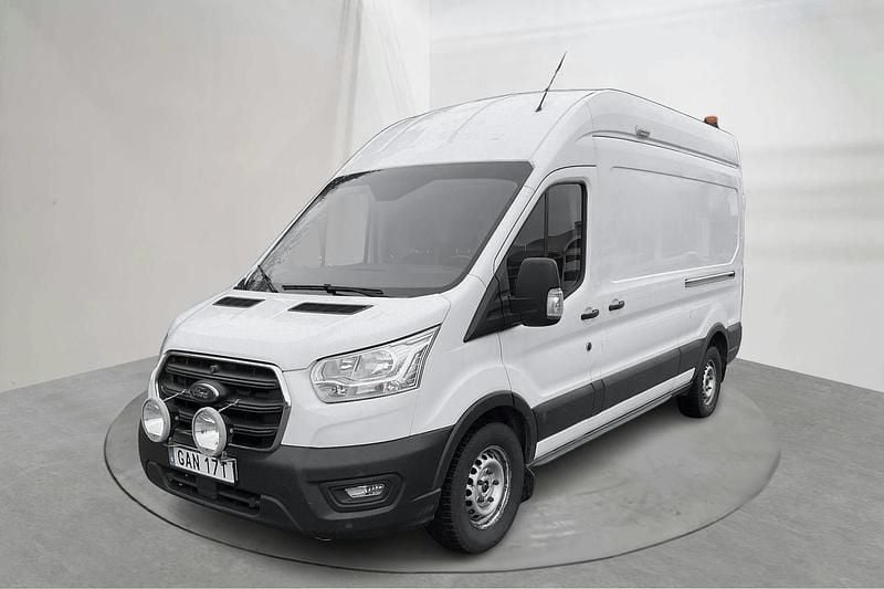 Vit Begagnad 2020 Ford Transit | 289 000 kr (Bra pris) - Bild 1/4