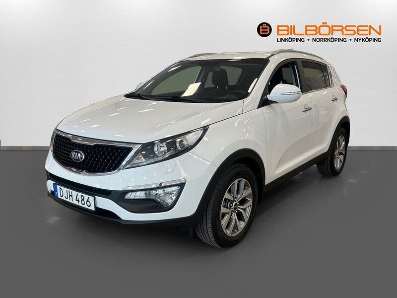 Vit Begagnad 2014 Kia Sportage Comfort SUV | 129 900 kr (Marknadspris) - Bild 1/4