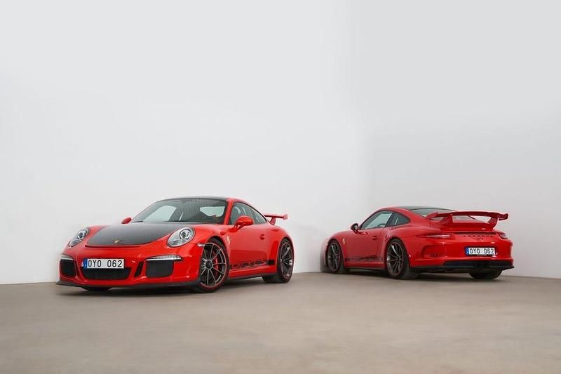 Röd Begagnad 2014 Porsche 911 GT3 Sportkupé | 1 295 000 kr (Dyr) - Bild 1/4