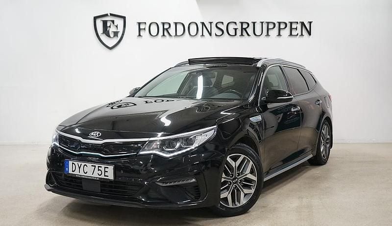 Svart Begagnad 2019 Kia Optima Kombi | 159 800 kr (Marknadspris) - Bild 1/4