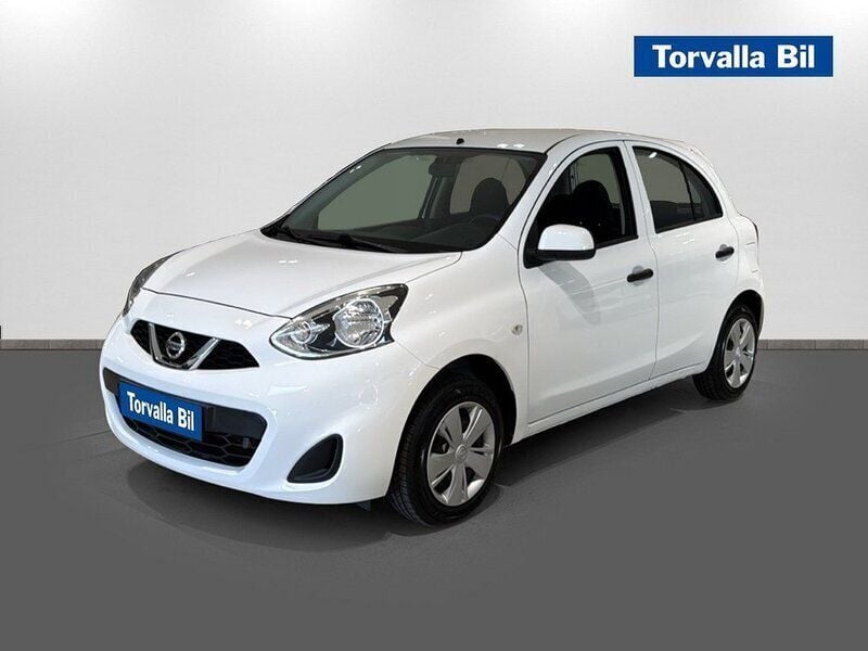 Vit Begagnad 2016 Nissan Micra Halvkombi | 69 900 kr - Bild 1/4