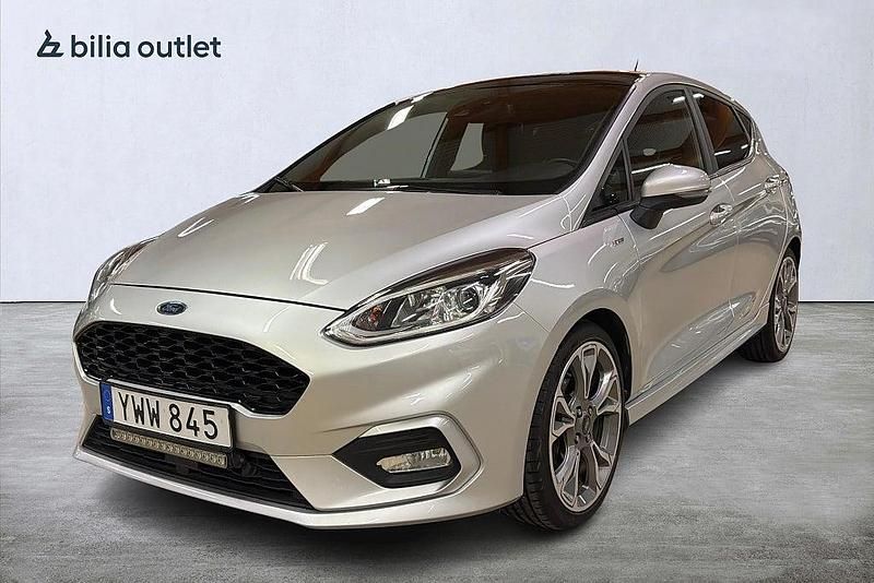 Begagnad Ford Fiesta ST-Line 140 HK (102 kW) 2017 Grå Halvkombi
