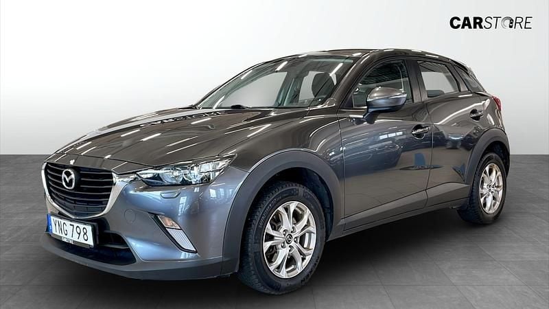 Grå Begagnad 2018 Mazda CX-3 SUV | 154 900 kr (Bra pris) - Bild 1/4