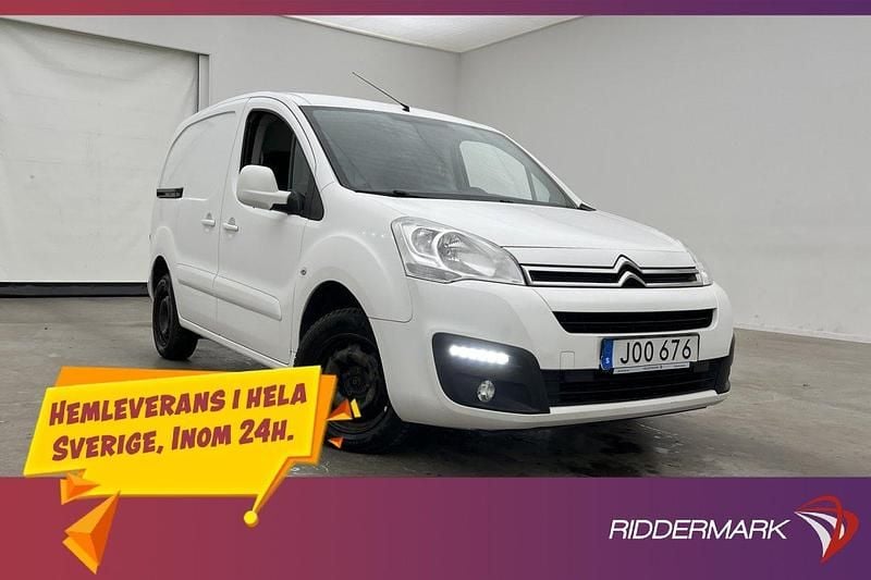 Vit Begagnad 2018 Citroën Berlingo Van | 88 900 kr (Marknadspris) - Bild 1/3