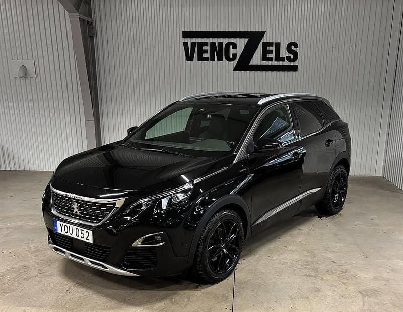 Begagnad Peugeot 3008 GT-line 165 HK (121 kW) 2017 Svart metallic SUV