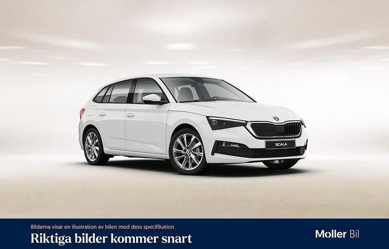 Vit Begagnad 2020 Skoda Scala Style Halvkombi | 164 900 kr (Bra pris) - Bild 1/4