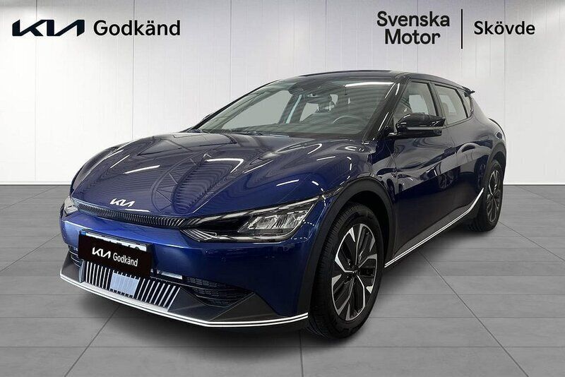 Blå Begagnad 2022 Kia EV6 SUV | 389 200 kr (Superpris) - Bild 1/4