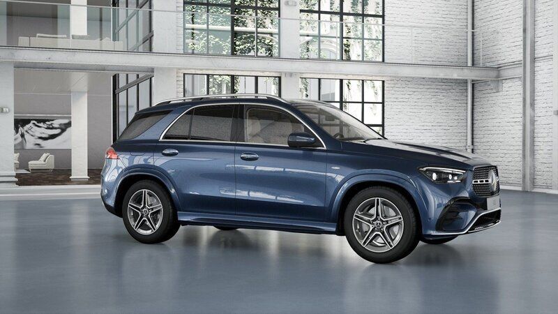 Blå Ny 2025 Mercedes GLE350e AMG SUV | 971 050 kr (Bra pris) - Bild 1/4