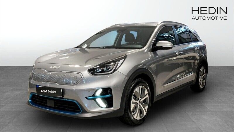 Grå (silver) Begagnad 2022 Kia e-Niro Advance SUV | 319 900 kr (Dyr) - Bild 1/4