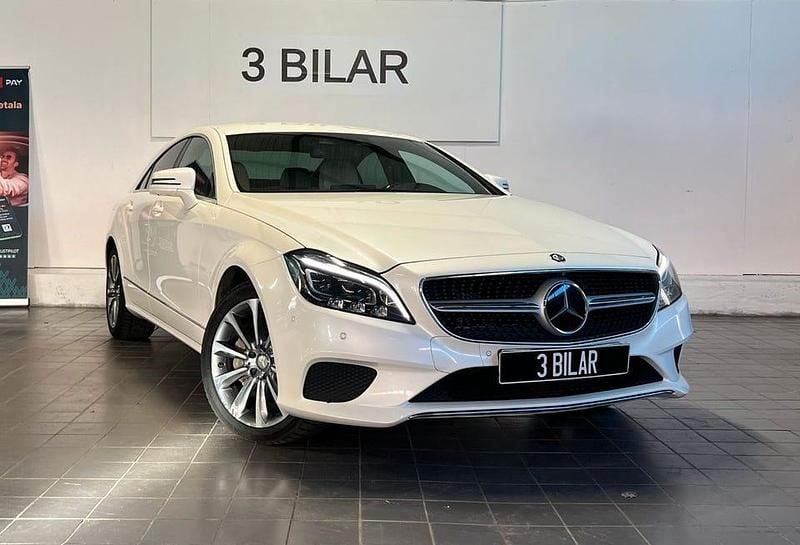 Vit Begagnad 2015 Mercedes CLS350 Sedan | 239 900 kr (Marknadspris) - Bild 1/4