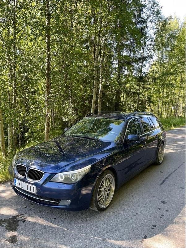 Blå Begagnad 2008 BMW 520 M Sport Kombi | 65 000 kr (Bra pris) - Bild 1/1