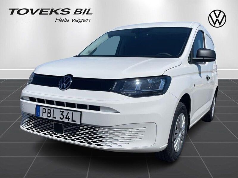 Vit (candyvit) Ny 2025 VW Caddy Minibuss | 336 250 kr (Superpris) - Bild 1/4