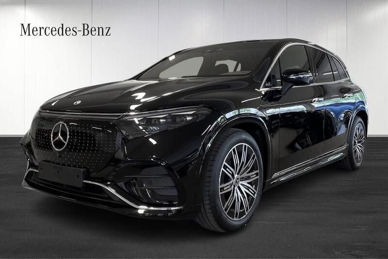 Svart Ny 2024 Mercedes EQS580 AMG Line Premium Plus SUV | 1 661 250 kr (Marknadspris) - Bild 1/4