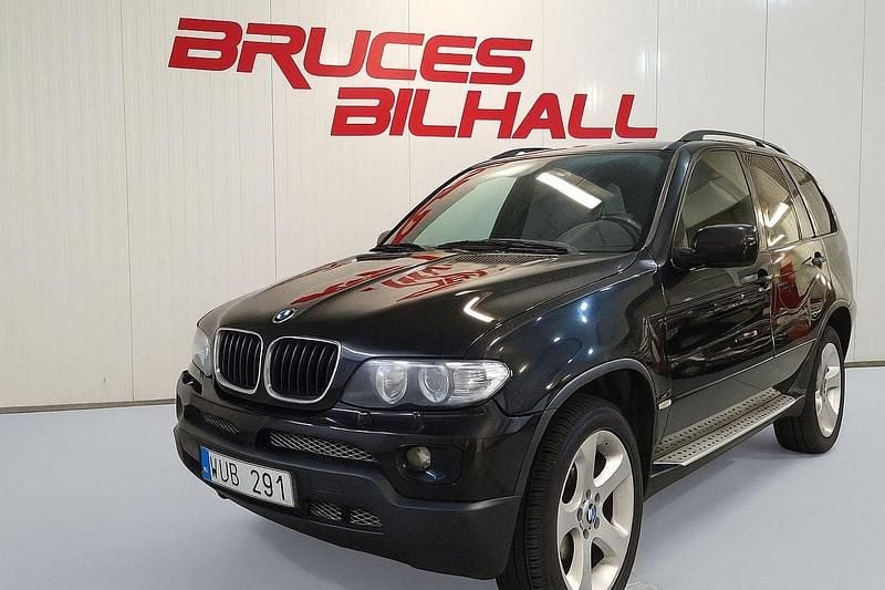 Svart Begagnad 2005 BMW X5 Sport Line SUV | 74 900 kr (Marknadspris) - Bild 1/4