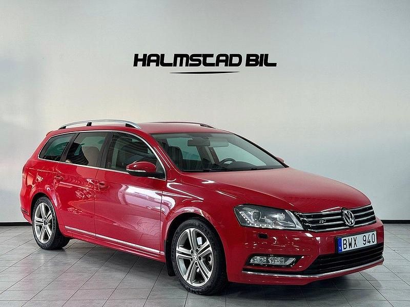 Röd Begagnad 2013 VW Passat R-line Kombi | 104 500 kr (Marknadspris) - Bild 1/4