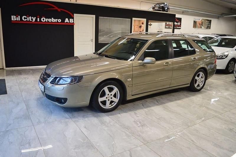Grön Begagnad 2008 Saab 9-5 Vector Kombi | 64 900 kr (Dyr) - Bild 1/4