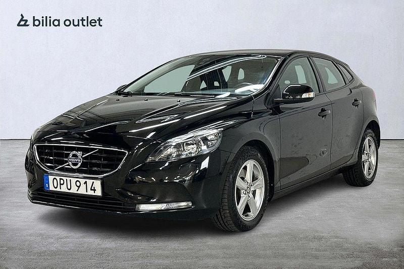 Svart Begagnad 2016 Volvo V40 Kinetic Kombi | 129 900 kr (Bra pris) - Bild 1/4
