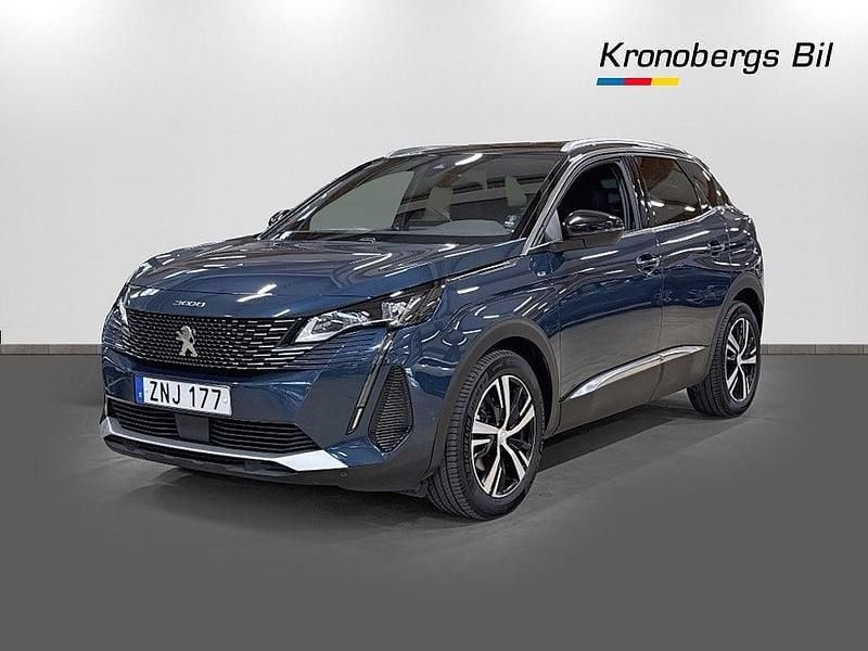Blå Begagnad 2024 Peugeot 3008 GT SUV | 267 600 kr (Marknadspris) - Bild 1/4