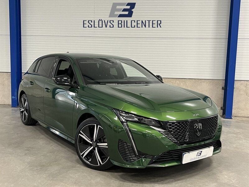 Grön Begagnad 2021 Peugeot 308 GTi Halvkombi | 299 990 kr - Bild 1/4
