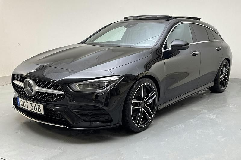 Begagnad Mercedes CLA180 Shooting Brake Premium 136 HK (100 kW) 2021 Svart Kombi