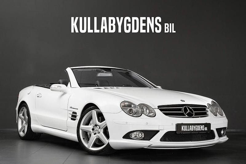 Vit Begagnad 2007 Mercedes SL55 AMG AMG Cab | 469 000 kr - Bild 1/4