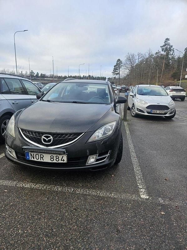 Svart Begagnad 2008 Mazda 6 Kombi | 17 500 kr (Marknadspris) - Bild 1/2