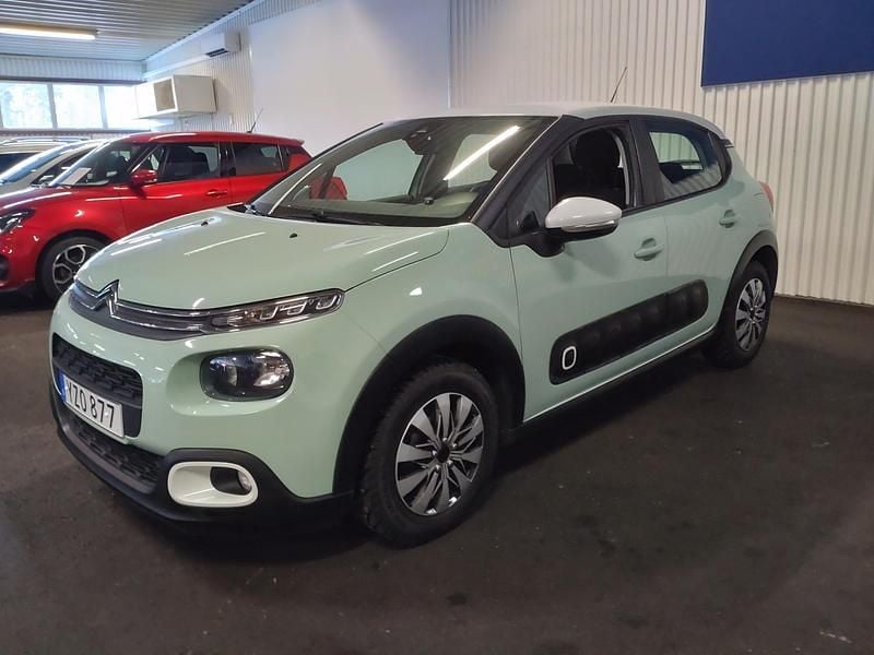 Grön Begagnad 2017 Citroën C3 | 79 900 kr - Bild 1/4