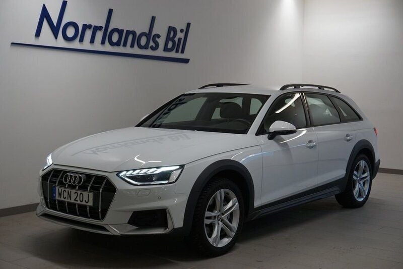 Glaciärvit metallic Begagnad 2022 Audi A4 Allroad Proline Kombi | 409 900 kr (Dyr) - Bild 1/4