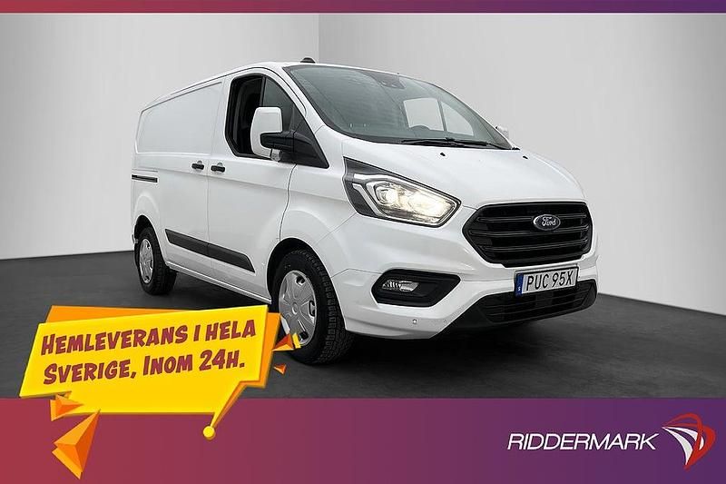 Vit Begagnad 2020 Ford Transit Custom Pickup | 189 900 kr (Marknadspris) - Bild 1/3