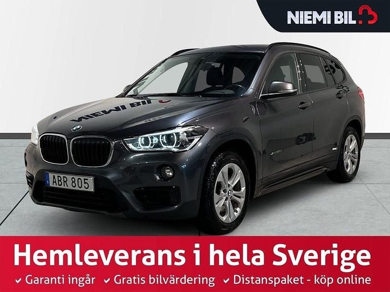 Begagnad BMW X1 Sport Line 190 HK (139 kW) 2017 Grå SUV