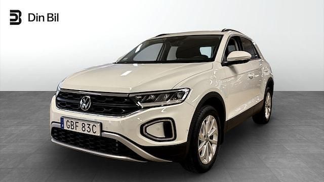Vit (pure white) Begagnad 2024 VW T-Roc Edition SUV | 279 800 kr (Marknadspris) - Bild 1/4