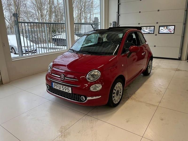 Begagnad Fiat 500C 69 HK (50 kW) 2017 Röd Cab