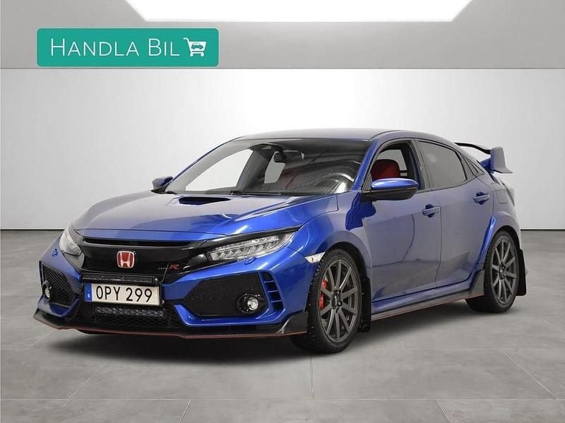 Blå Begagnad 2018 Honda Civic Type R Halvkombi | 329 900 kr (Lite dyr) - Bild 1/4