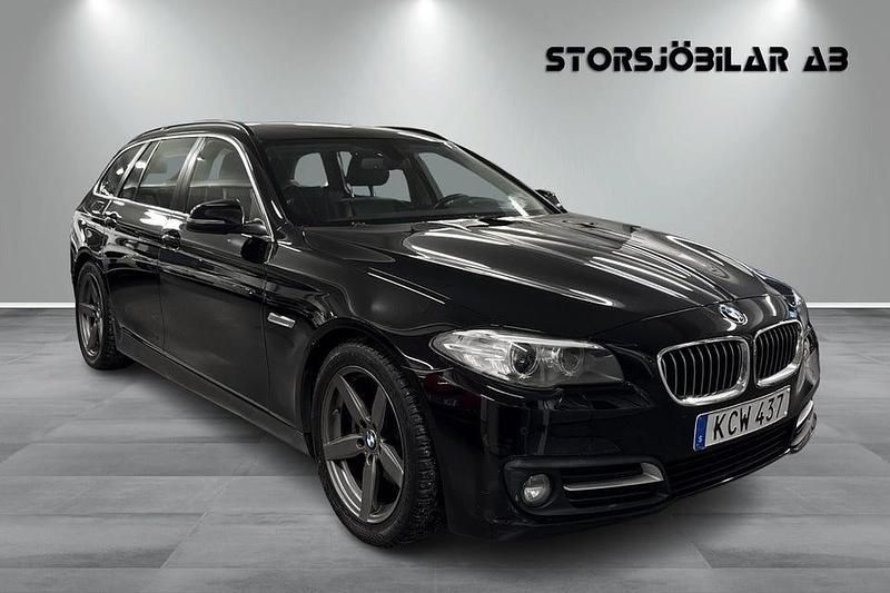 Begagnad BMW 520 190 HK (139 kW) 2017 Svart Kombi