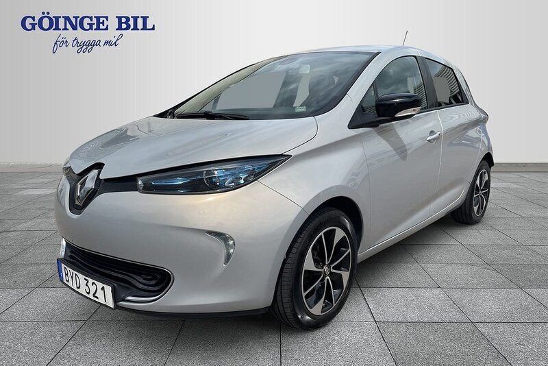 Grå Begagnad 2018 Renault Zoe Intens Halvkombi | 104 900 kr (Marknadspris) - Bild 1/3