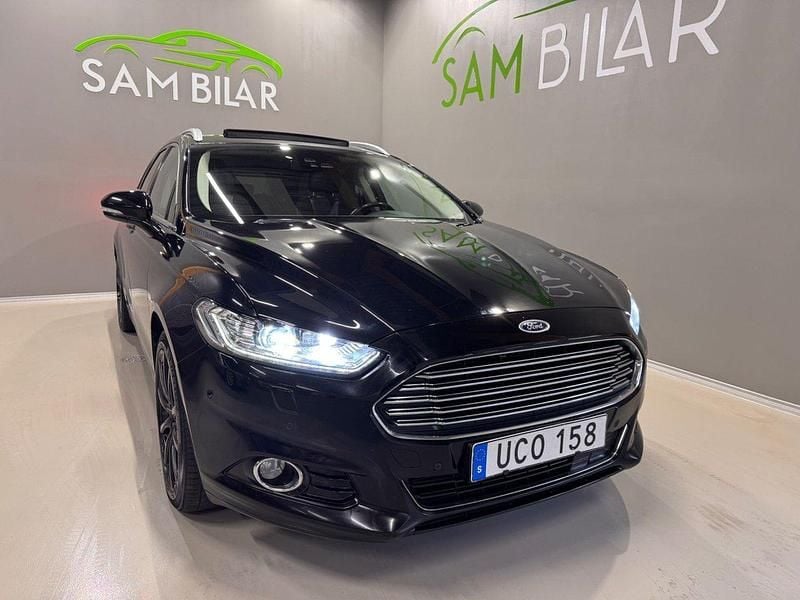Svart Begagnad 2016 Ford Mondeo Business Edition Kombi | 119 900 kr (Marknadspris) - Bild 1/4