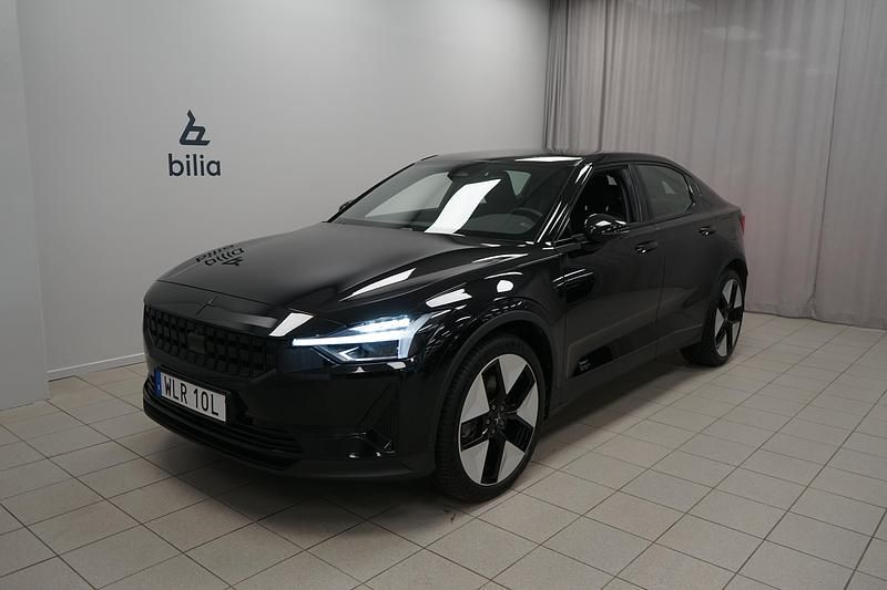 Svart Begagnad 2022 Polestar 2 Standard Range Single Motor Halvkombi | 299 900 kr (Bra pris) - Bild 1/3