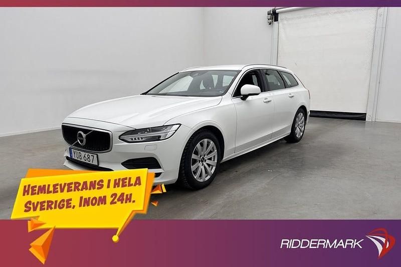 Vit Begagnad 2018 Volvo V90 Momentum Kombi | 208 800 kr (Marknadspris) - Bild 1/3