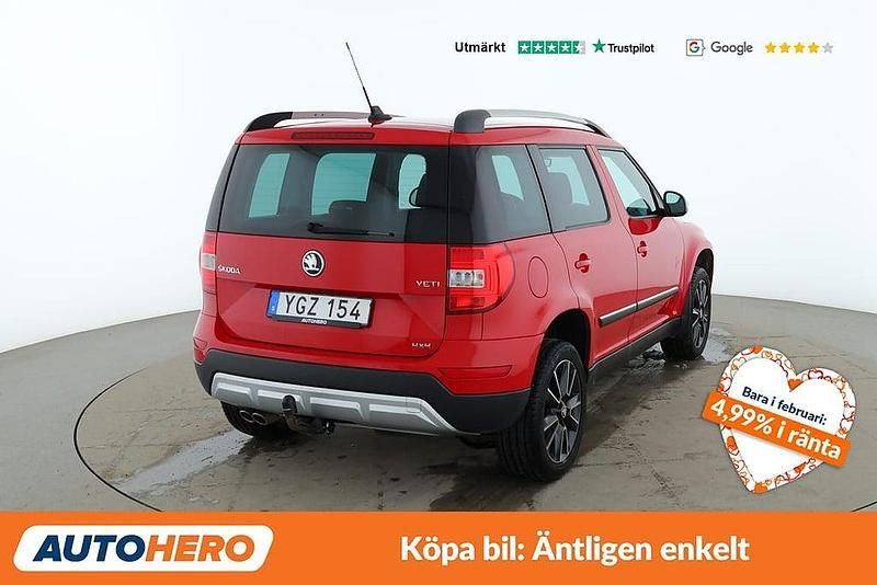 Begagnad Skoda Yeti Outdoor 151 HK (111 kW) 2016 Röd SUV