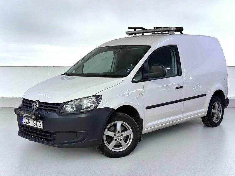Vit Begagnad 2012 VW Caddy Minibuss | 59 900 kr (Marknadspris) - Bild 1/4