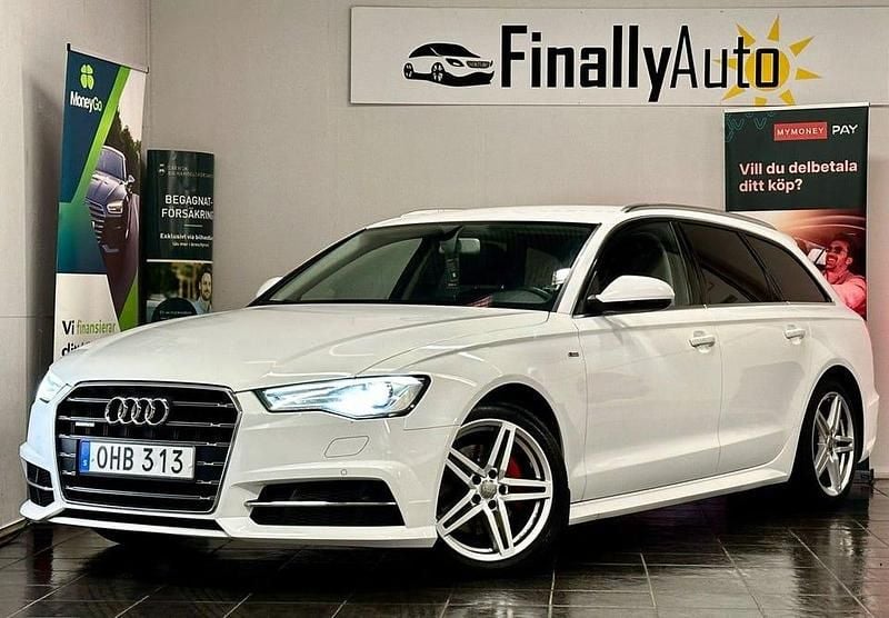 Vit Begagnad 2016 Audi A6 Sport Kombi | 184 900 kr (Marknadspris) - Bild 1/4